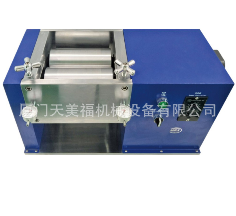 電動(dòng)臥式加熱對(duì)輥機(jī) 實(shí)驗(yàn)室加熱極片輥壓機(jī) 鋰電池設(shè)備