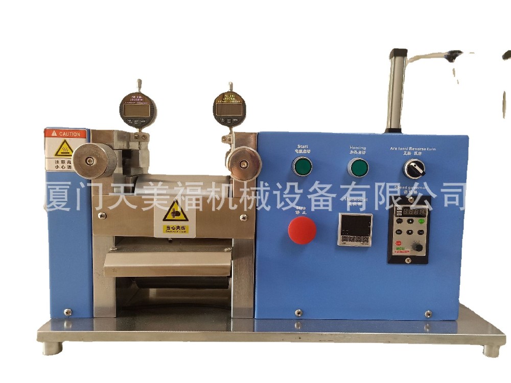 加熱對(duì)輥機(jī) 加熱輥扎機(jī) 加熱壓片機(jī) 實(shí)驗(yàn)室臺(tái)式加熱輥壓機(jī)